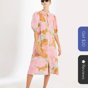 Lanthropy Bubble dress, linen